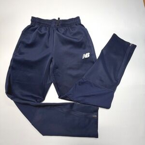 New Balance Men's Athletic Jogger Pants Navy Training Ankle Zip Small